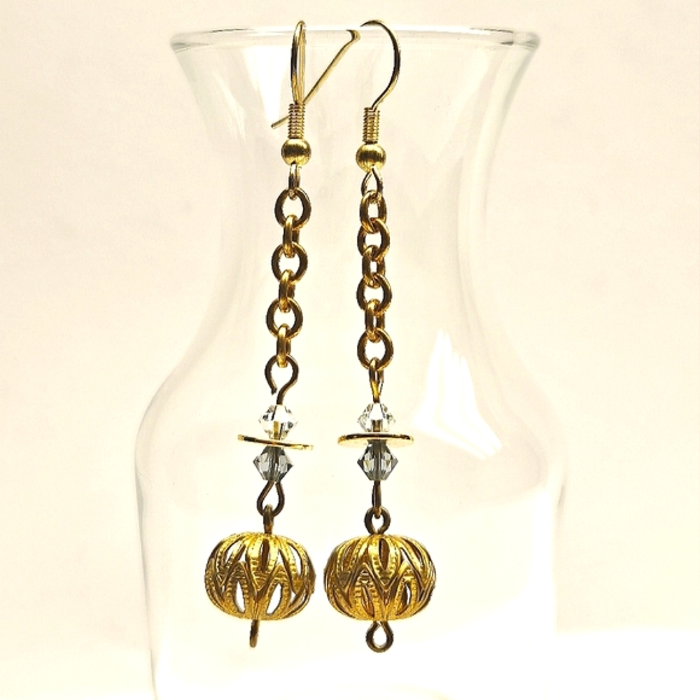 Gold Chain Earrings